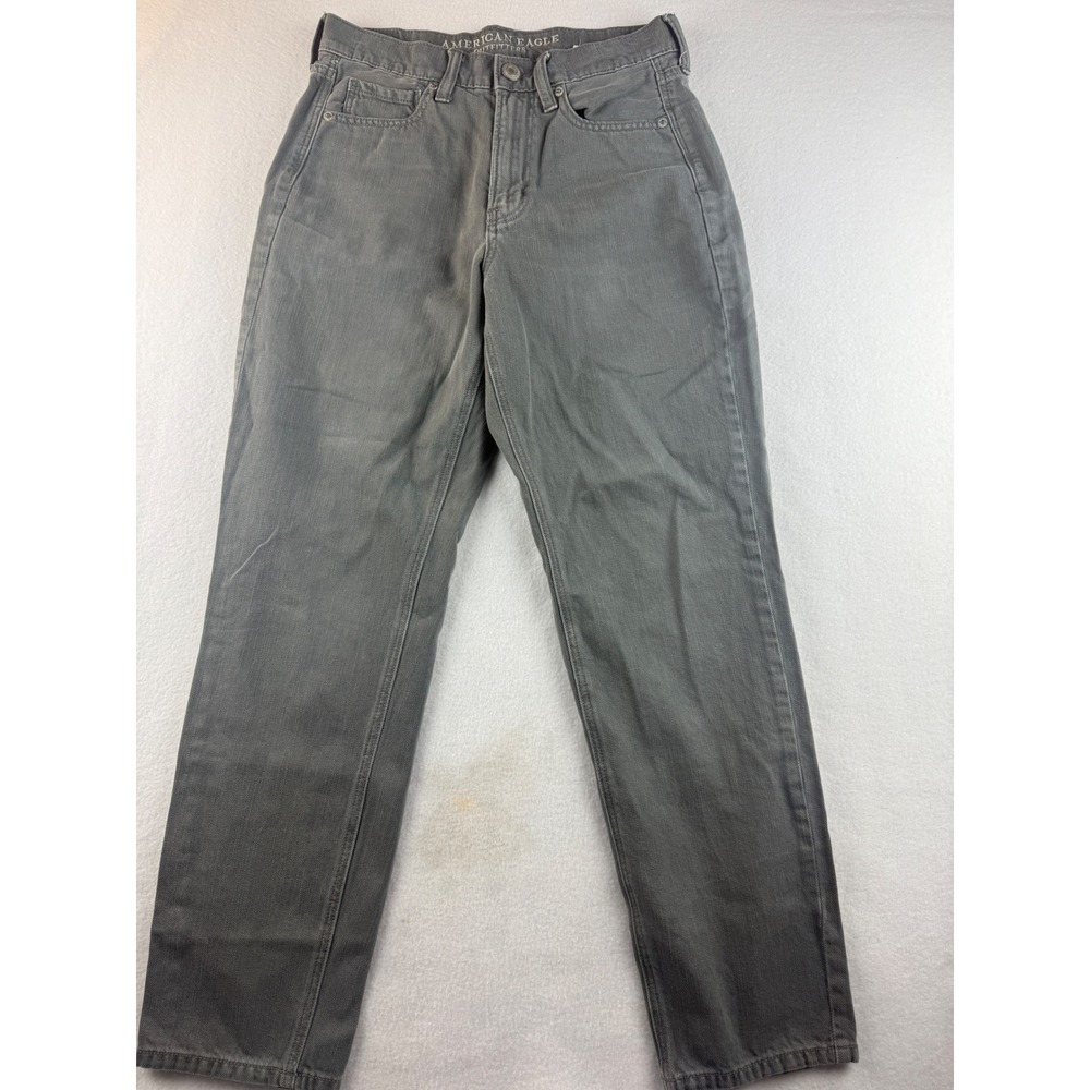 American Eagle Outfitters Gray Mom Jeans Size 6 Regular Women